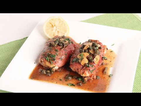 Prosciutto Wrapped Chicken Piccata Recipe - Laura Vitale - Laura in the Kitchen Episode 994 - UCNbngWUqL2eqRw12yAwcICg