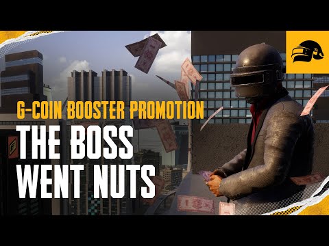 PUBG | G-Coin Booster Promotion "The Boss went nuts!"