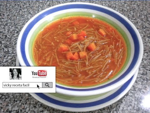 SOPA DE FIDEO | Vicky Receta Facil - UCewhO42h_TIKZdntpI-v39g