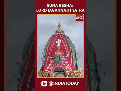 Suna Besha at Puri's Lord Jagannath Yatra | #shorts #jagannathyatra #sunabesha