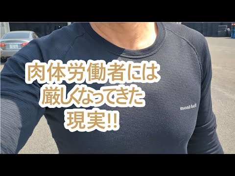 肉体労働者には厳しくなってきた現実と向き合う。ゴールデンレトリバーティト