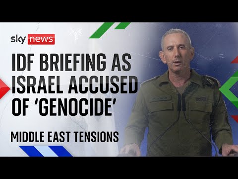 IDF briefing as Israel 'targets senior Hezbollah leader' in Beirut strike