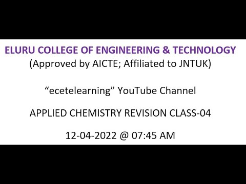 (SPECTROSCOPY PART-02) Applied Chemistry Revision Class-04