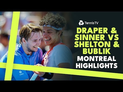 Jannik Sinner & Jack Draper vs Ben Shelton & Alexander Bublik Highlights 🔥 | Montreal 2024