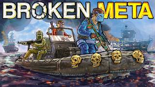 YouTube thumbnail for Blooprint's video titled 'MASTERING the MOST BROKEN META in RUST'