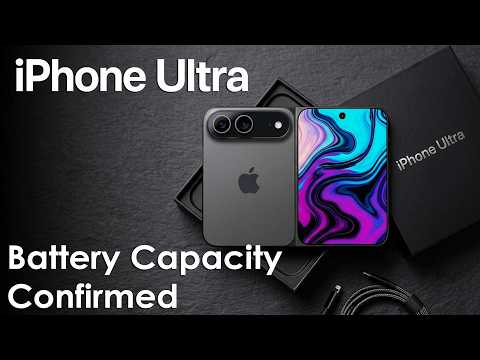 iPhone Ultra Battery Capacity Confirmed, Better Than Galaxy Z Fold8!