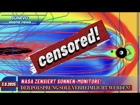 SUNEVO EVENING NEWS - NASA CENSORES MAGNETOSPHERE MONITORS!