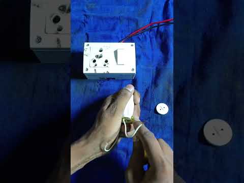 Electrician new experiment capacitor || 💡⚡ #board #wiring #electrician #switch