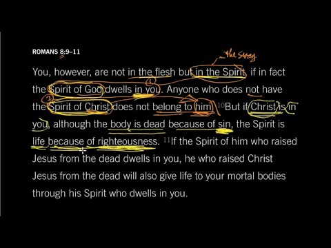 The Spirit In You Is Life: Romans 8:10—11