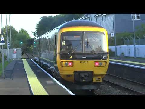 165137 departing Dorchester West for Weymouth (09/08/23)