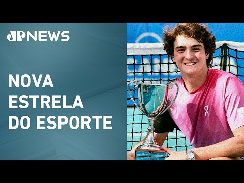 Tenista João Fonseca conquista terceiro troféu na carreira