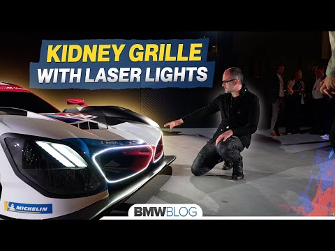 BMW M Hybrid V8 gets laser-lit kidney grilles