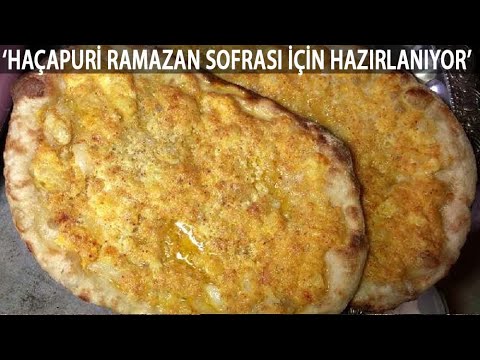 Karslı Kadınlar Tandırda ‘Haçapuri’ Yapıyor