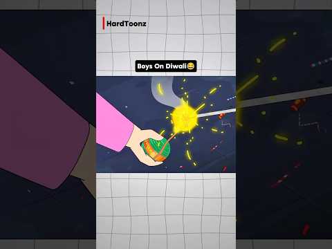 @Hardtoonz22 Boys On Diwali😂 #shorts #trending #animation