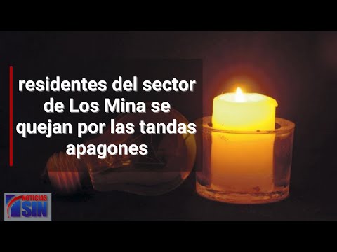 ¡En penumbras, barrios de Santo Domingo Este! sus residentes se quejan por los apagones