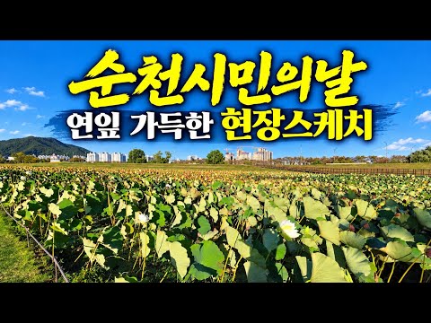<strong>연잎</strong> 기득한 순천시민의날 현장스케치 #박지현 #박지현가수 #순천시민의날
