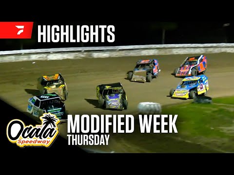 Ocala Speedway Modified Week Night 1 | Highlights - dirt track racing video image