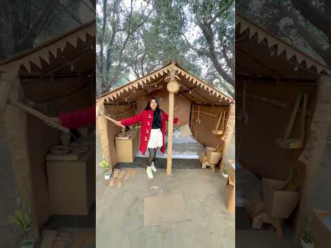 I made my Dream Cardboard House🥹