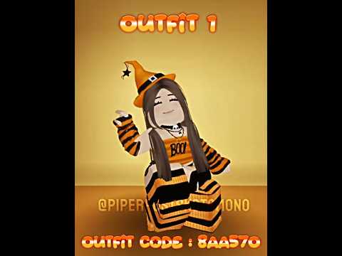 Matching Halloween Roblox Outfits 🎃 🦇 🧙🏻♀️