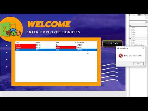 ExGrid #13 - Restrict Certain Changes with Cell Validation