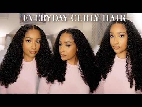 You Need This Hair!! Completely Glueless Curly Hair Ft. Unice