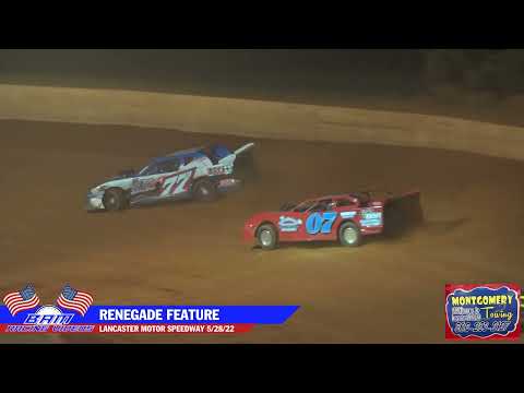 Renegade Feature - Lancaster Motor Speedway 5/28/22 - dirt track racing video image