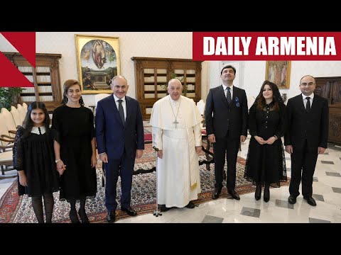 Pashinyan meets with Pope Francis in Vatican City