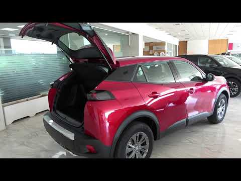 The PEUGEOT 2008 red color 2021 interior exterior walkaround