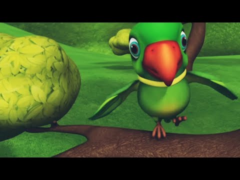 Main tota main tota हरा रंग का मैं तोता # youtube @ TinyToonWorld