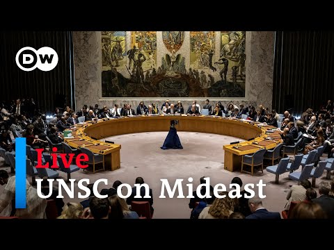 Live: UN Security Council discusses Middle East, Palestinian UN membership bid | DW News