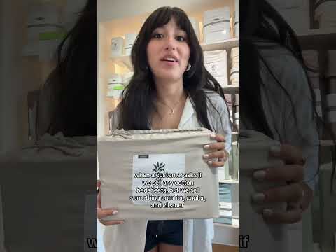 Nothing but soft & cooling bamboo around here.🤫😌 #bamboosheets #cottonsheets #takealookaround