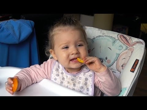 Cute Baby Loves Eating Lemon