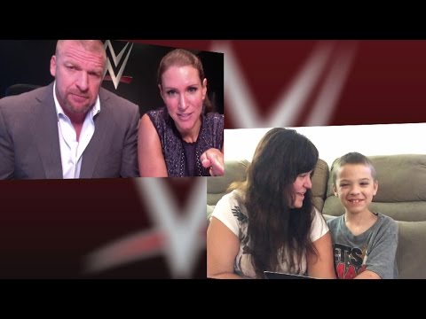 Triple H and Stephanie McMahon deliver a special message to young WWE fan Elijah - UCJ5v_MCY6GNUBTO8-D3XoAg