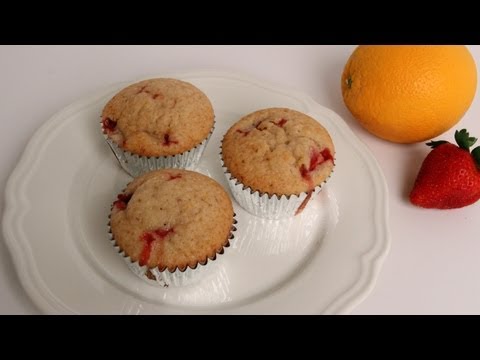 Strawberry Orange Muffins Recipe - Laura Vitale - Laura in the Kitchen Episode 375 - UCNbngWUqL2eqRw12yAwcICg