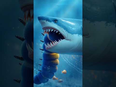 Mr. Blue Vs. Shark 🦈 #viralshorts