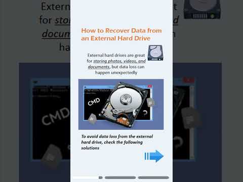 Learn how to recover data from an external hard drive in simple steps #externalharddrive #recovery