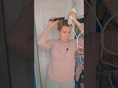 как уложить три волосины или не снимайте этот ужас#ташамуляр #тонкиеволосы #стрижка