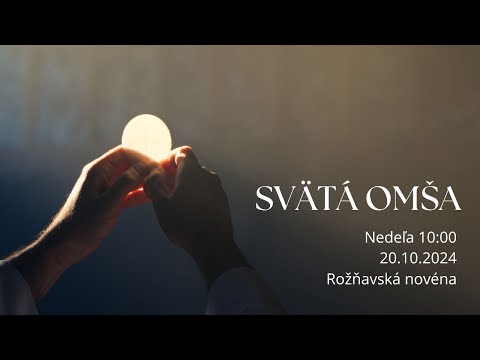 PRIAMY PRENOS Z KATEDRÁLY NANEBOVZATIA PANNY MÁRIE PRI PRÍLEŽITOSTI ROŽŇAVSKEJ NOVÉNY