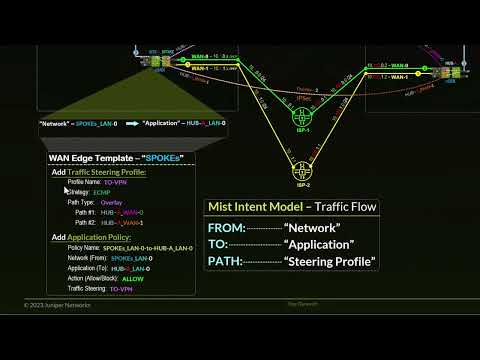Hub and Spoke VPN Traffic Flow – Steering Profiles & Application Policies (P2.S4)