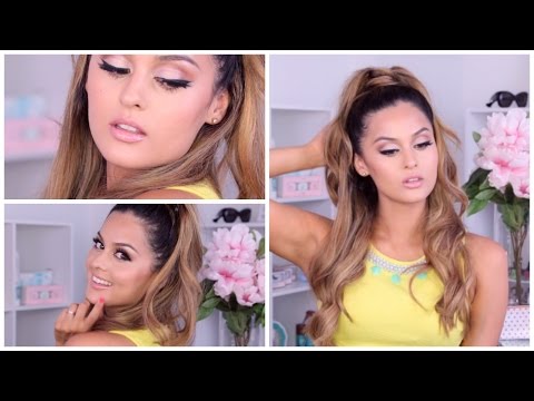 Ariana Grande Inspired Makeup/Hair/Outfit | Christen Dominique - UCXTAdFsBmxNK3_c8MUvSviQ