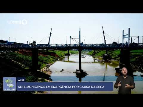 Sete cidades do Acre decretam situação de emergência devido à seca