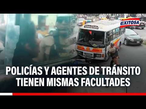 🔴🔵 José Palacios afirma que todo policia tiene las mismas facultades que un agente de tránsito