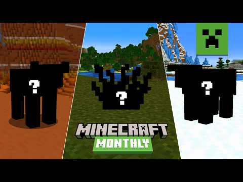 NEW MOB VARIANTS + BUSHY NEWS | MINECRAFT MONTHLY