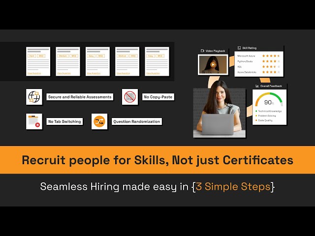 🔍 Tired of sifting through resumes that don't tell the whole story? Meet StintCode, the AI-powered assessment platform that helps you recruit people for their skills, not just their certificates. In this video, discover how you can shortlist candidates in minutes and identify the best talent 3x faster.

🚀 Experience the Future of Candidate Assessment Today!
🔹 Focus on what truly matters – the skills that drive success.
🔹 Skills speak louder than words.
🔹 Seamless hiring made easy in 3 simple steps.

📈 Join the revolution in hiring and take your recruitment process to the next level with StintCode. Don't miss out on transforming your hiring strategy with our innovative platform.

Subscribe to our channel for more insights on smart hiring solutions and stay ahead in the game!

#Hiring #Recruitment #AI #SkillAssessment #TalentAcquisition #StintCode #FutureOfWork #HRTech #RecruitmentSolutions

Follow Us:
Website - https://stintcode.com/
Facebook -   https://www.facebook.com/profile.php?id=61558121445574
Twitter - https://twitter.com/StintCode
LinkedIn -   https://www.linkedin.com/company/stintcode/
Instagram -  https://www.instagram.com/stintcodeofficial/
