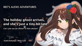 A cute holiday-themed ghost shows up late, and also possibly the wrong