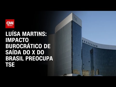 ​Luísa Martins: Impacto burocrático de saída do X do Brasil preocupa TSE | CNN BASTIDORES