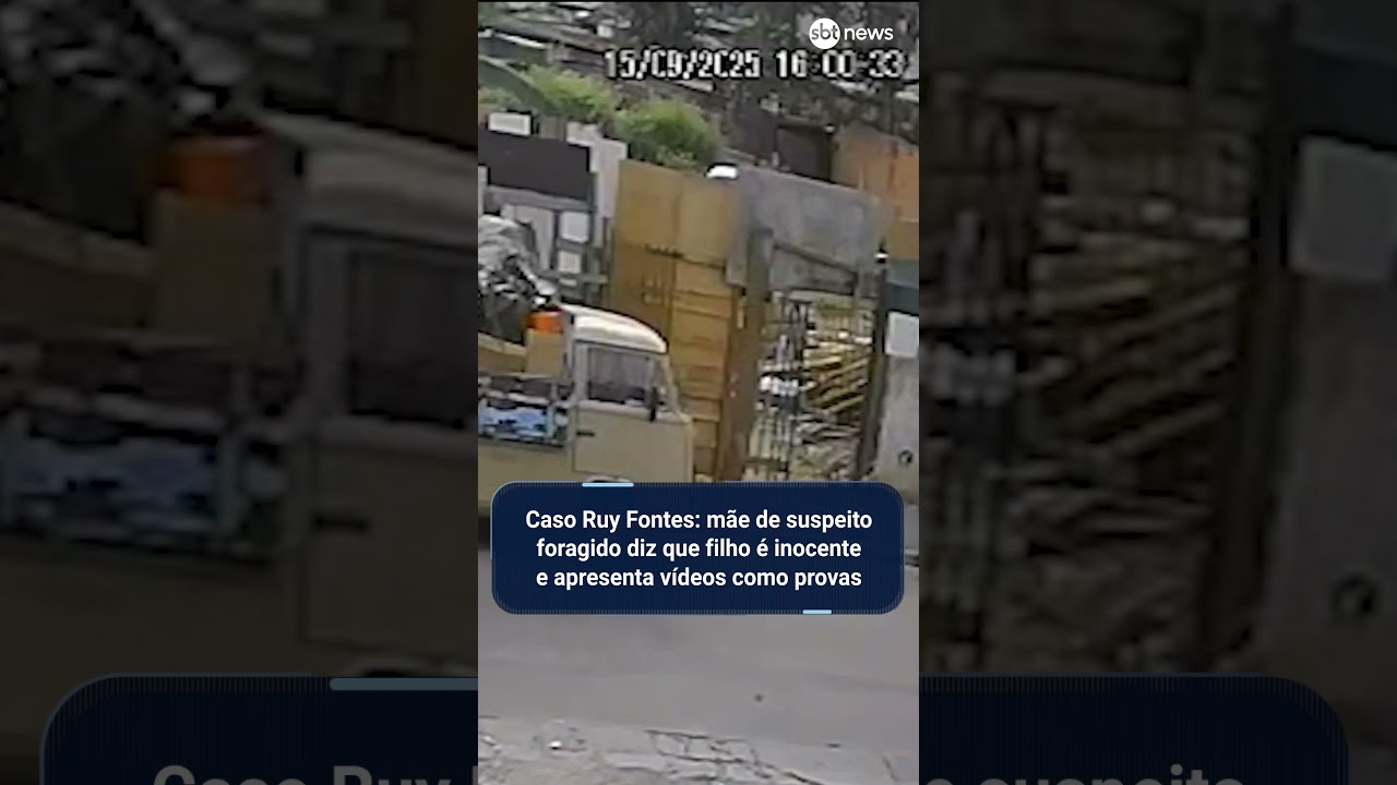 Mãe de suspeito no Caso Ruy Fontes apresenta vídeos para inocentar filho