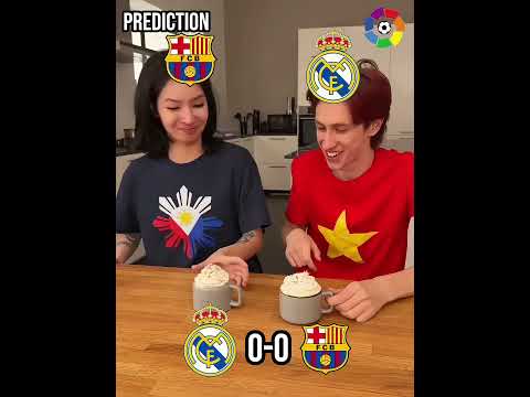 Real Madrid vs Barcelona 🔥 El Clásico Score Prediction! #usa #football