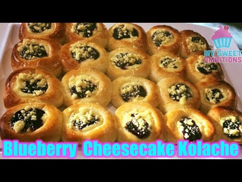 Blueberry Cheesecake Kolache - mysweetambitions
