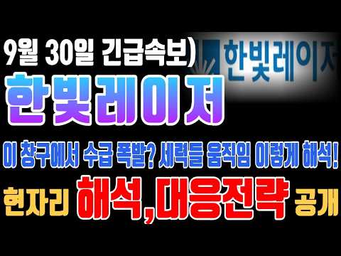 [한빛레이저 주가전망] 이 창구에서 수급 폭발 세력들 움직임 이렇게 <strong>해석</strong>! 현자리 <strong>해석</strong>,대응전략 공개